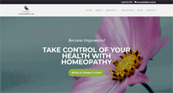 Desktop Screenshot of familyhomeopathycare.com